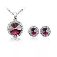 Комплет со ланче и обетки Round Crystal